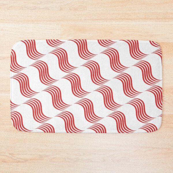 Item preview, Japanese Culture Art Style Red And White Waves designed and sold by MakeitMelo.