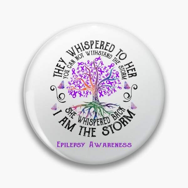 Item preview, Epilepsy Awareness - Epilepsy Warrior I Am The Storm designed and sold by RunningShop.