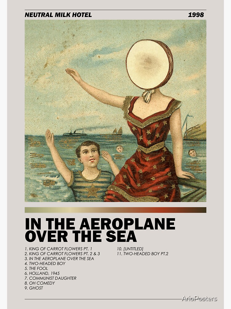 "In The Aeroplane Over The Sea Neutral Milk Hotel Album Poster & More " Sticker for Sale by