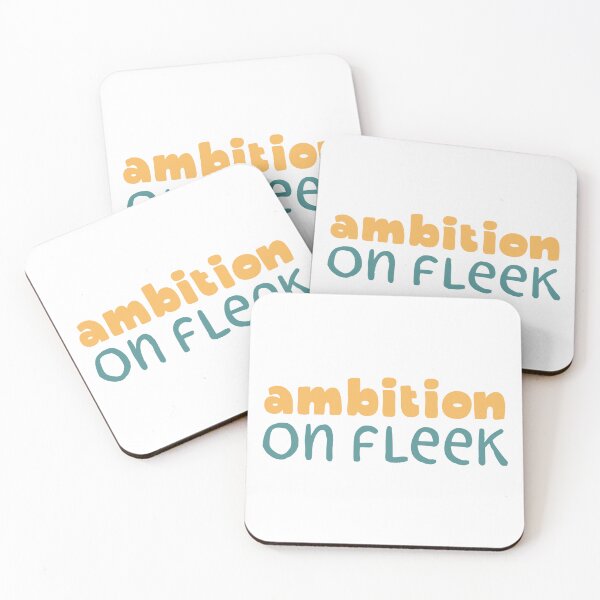 Item preview, Ambition On Fleek Colorful Inspirational Quote designed and sold by redbubbleart18.