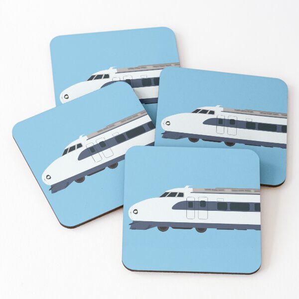 Item preview, Shinkansen 0 Series Bullet Train - Side View designed and sold by JonesyDave.