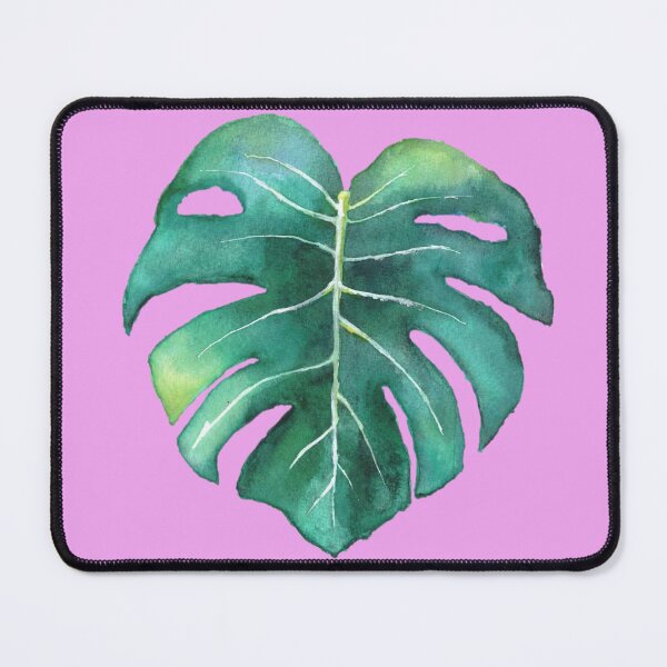 Item preview, Monstera plant leaf watercolor designed and sold by Kelley-Art.