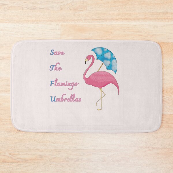 Item preview, Save The Flamingo Umbrellas designed and sold by Twisted-Teeze.