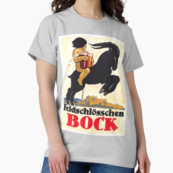 Item preview, 1910 Feldschlösschen Bock Brewery Beer Advertising Poster designed and sold by retrographics.