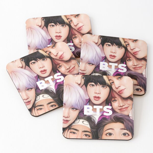 Item preview, BTS Group Selca Vector designed and sold by myusic.