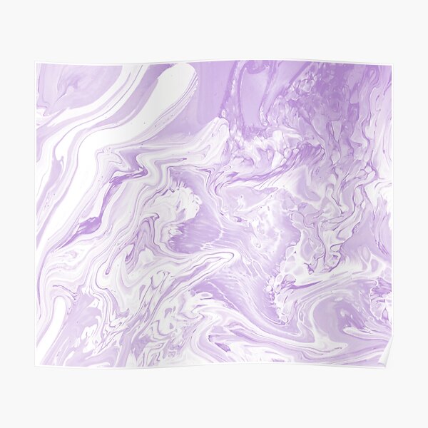 LAVENDER MARBLE Poster