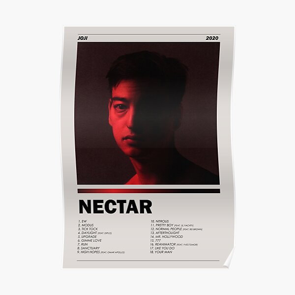 Nectar | Joji | Album Poster & More | Poster