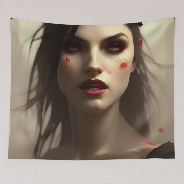 Item preview, Sexy Beautiful Vampire Dark Artwork designed and sold by Eliteijr.