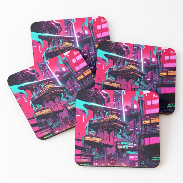 Item preview, Sunset Dystopian City designed and sold by NeoLiquid.