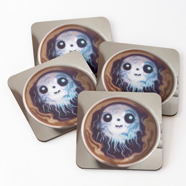 Item preview, ghost monsters trapped in a coffee cup coffee lovers  designed and sold by pnywest.