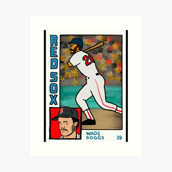 Wade Boggs Art Board Print for Sale by skraps-ink