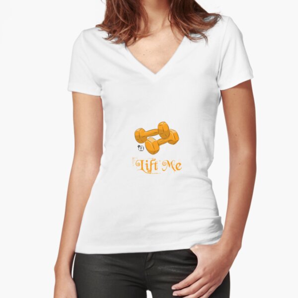Fitted V-Neck T-Shirt