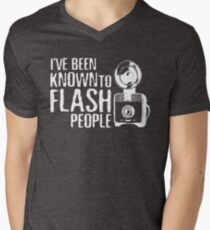 I've Been Known To Flash People Men's V-Neck T-Shirt
