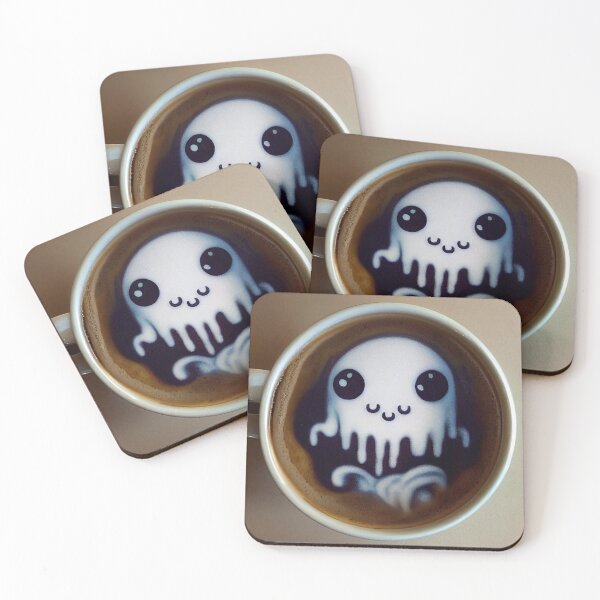 Artikelvorschau, Geistermonster gefangen in einer Kaffeetasse Kaffeeliebhaber entworfen und verkauft von pnywest.