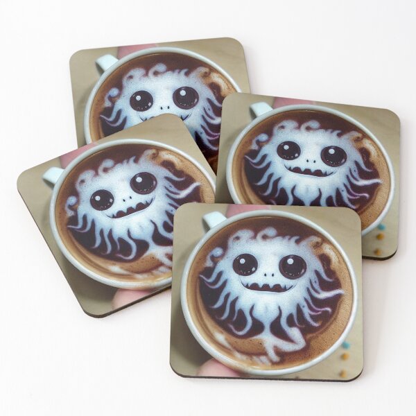 Item preview, ghost monsters trapped in a coffee cup coffee lovers  designed and sold by pnywest.