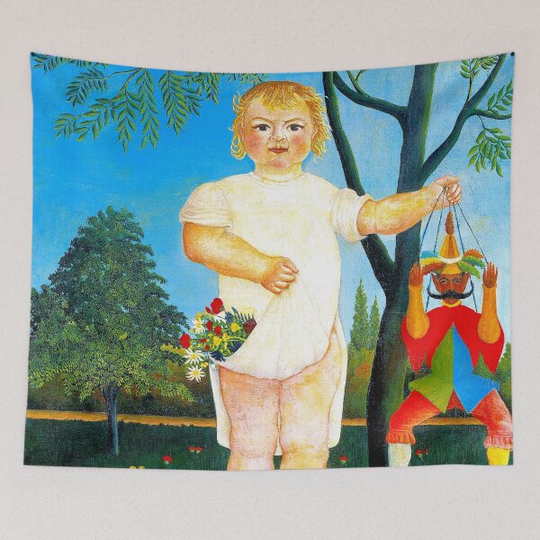 Item preview, Child with Puppet - Henri Rousseau designed and sold by SimpleJoyStyle.