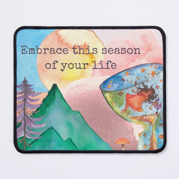Item preview, Falling Into Fall, Embrace This Season Of Your Life, Whimsical Watercolor  designed and sold by BohemiWANDERS.