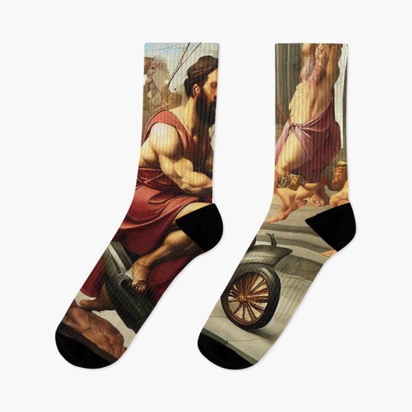 Item preview, The Mighty Hercules rides his scooter (AI Art) designed and sold by ArtificialEye.