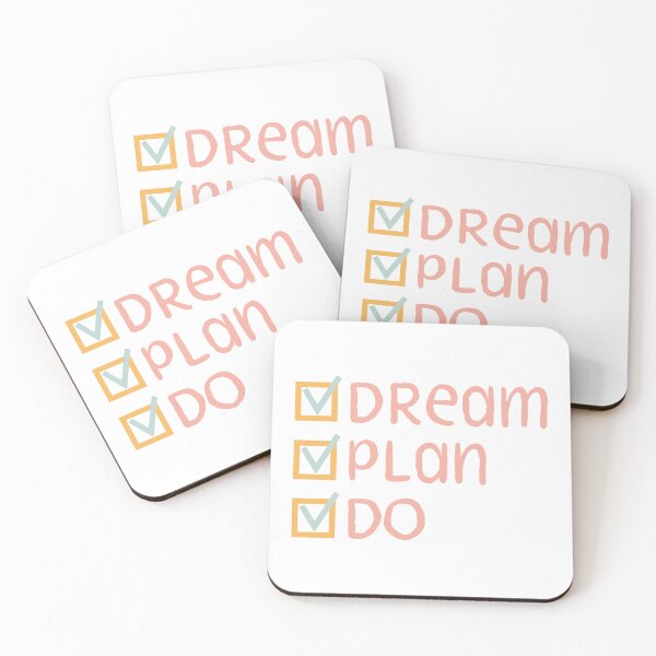 Item preview, Dream Plan Do Checklist Colorful Design designed and sold by redbubbleart18.