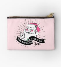 Santa is Secretly Judging You Studio Pouch