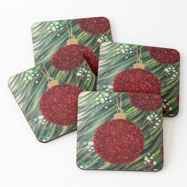 Item preview, Red glitter Christmas  designed and sold by CarrieSharpArt.