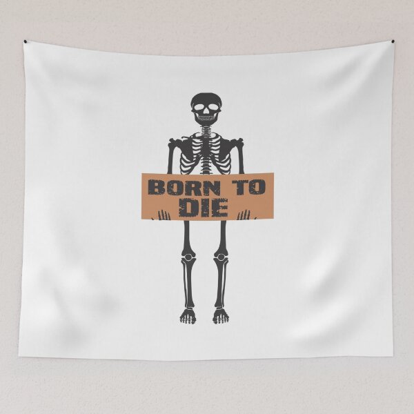 Item preview, BORN TO DIE  World Is A Fuck FUNNY ART sarcastic   designed and sold by MugGalleriesa.