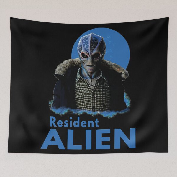 Item preview, Resident Alien Print Perfect Xmas Gift Fan designed and sold by SebastiGuevara.