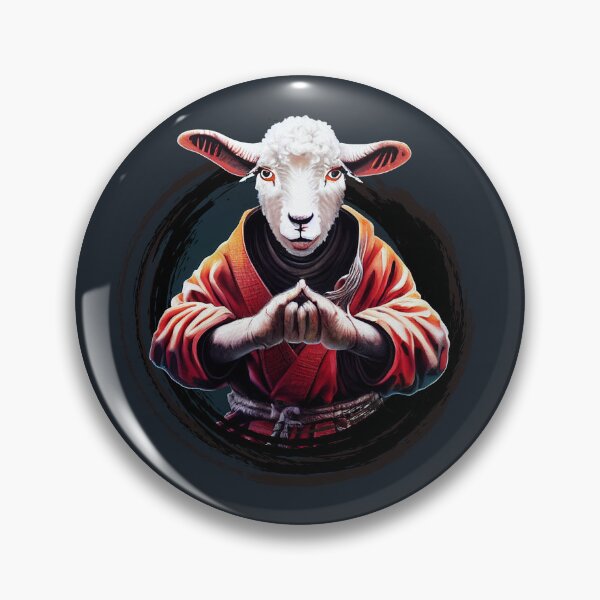 Item preview, Shaolin Monk Sheep - Harness the power of Kung Fu! designed and sold by ArtificialEye.