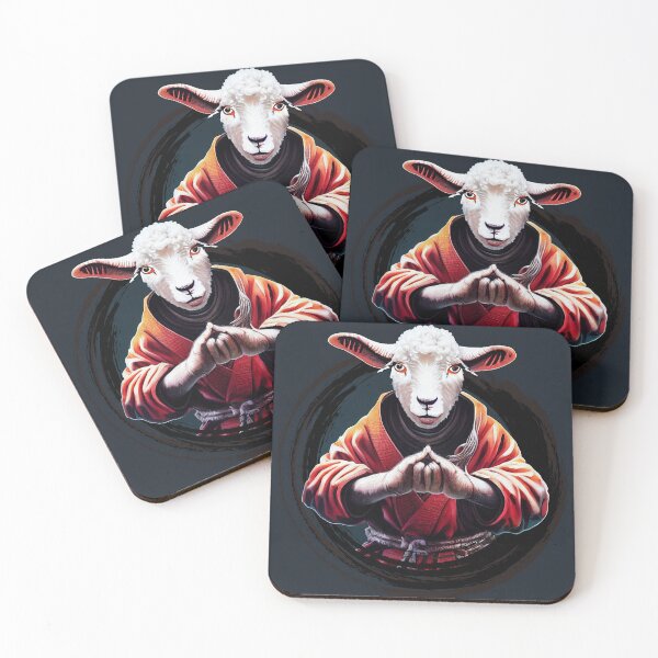 Item preview, Shaolin Monk Sheep - Harness the power of Kung Fu! designed and sold by ArtificialEye.