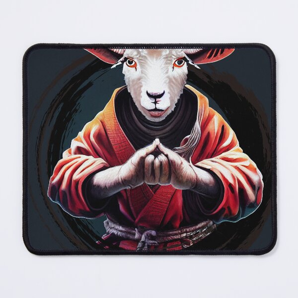 Item preview, Shaolin Monk Sheep - Harness the power of Kung Fu! designed and sold by ArtificialEye.