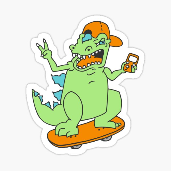 Cool Reptar Sticker.