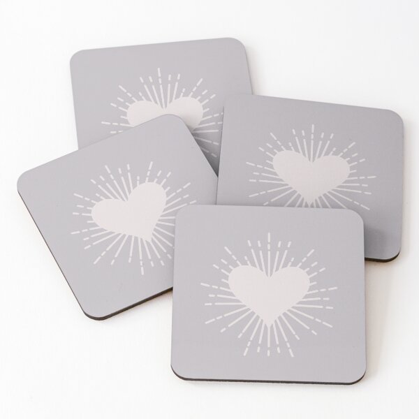 Item preview, Dreamy Aesthetic Sparkling Heart Cute & Minimalist In Pastel Colors Blue Gray designed and sold by scorpiolane.
