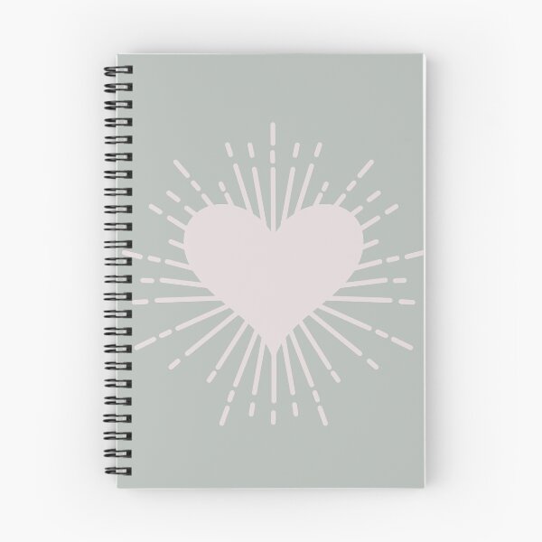 Item preview, Dreamy Aesthetic Sparkling Heart Cute & Minimalist In Pastel Colors Gray Teal designed and sold by scorpiolane.
