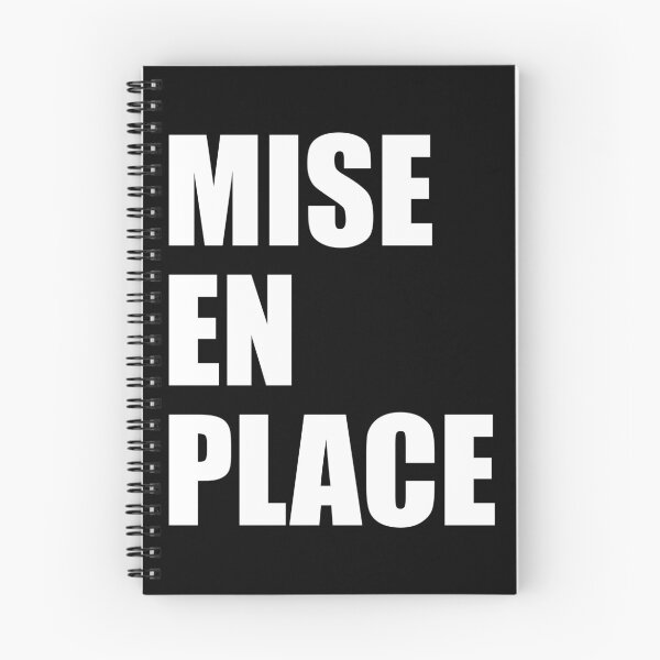 Item preview, MISE EN PLACE Chef Kitchen Culinary Pastry Chef Funny Black White designed and sold by PuddleMart.