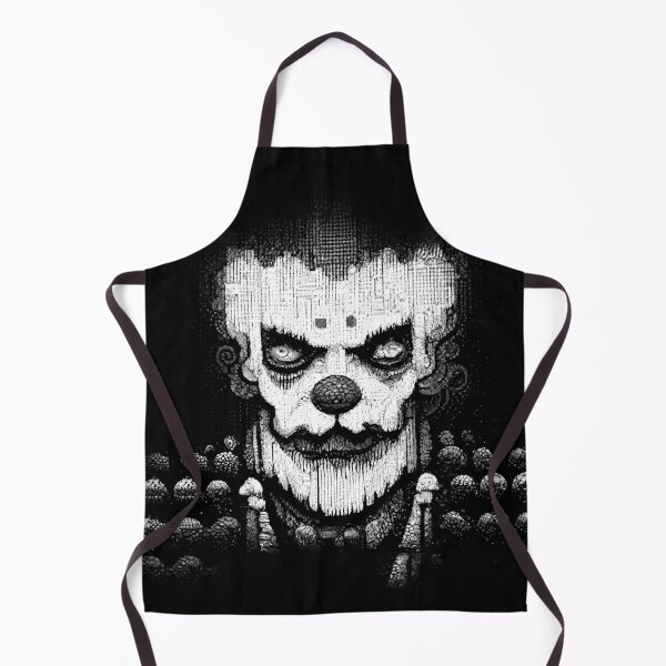 Item preview, Creepy Evil Clown - Low res, Low Poly pixelated retro computer graphics designed and sold by ArtificialEye.