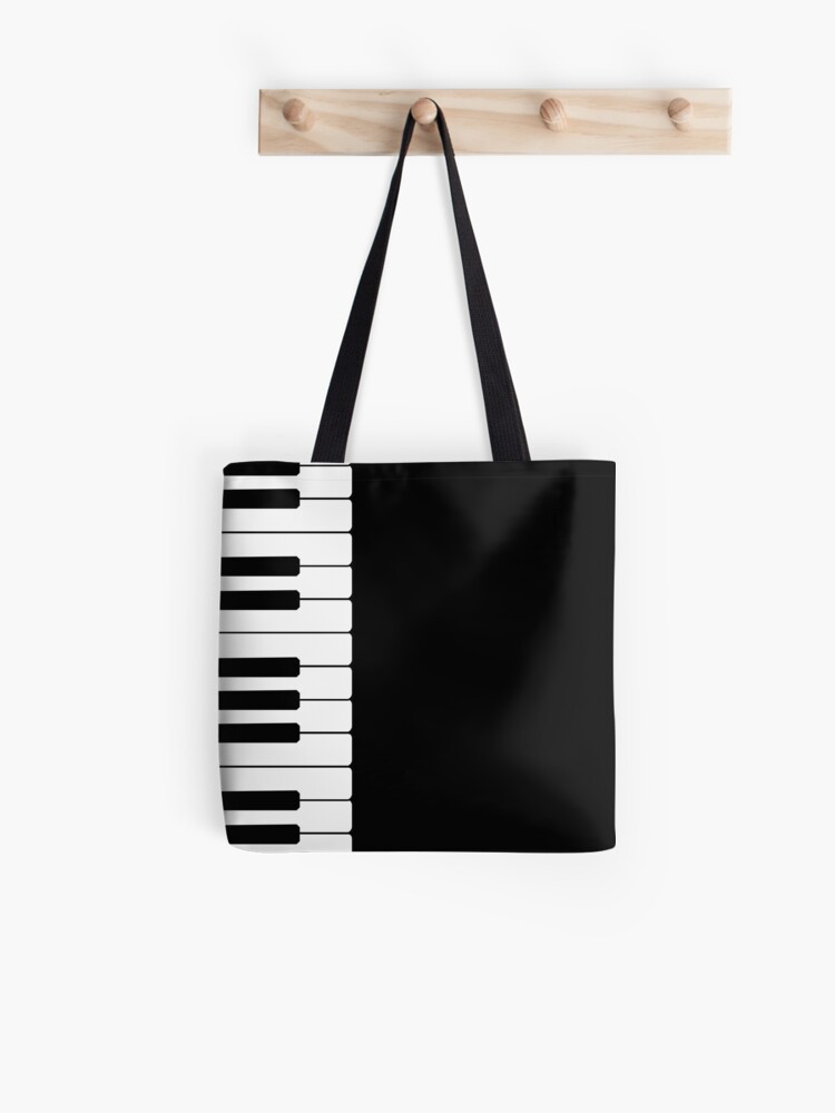 piano tote bag