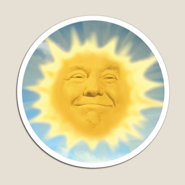 Teletubbies Sun Trump Magnet