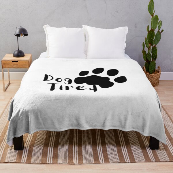 Item preview, Dog Tired (Paw Print) designed and sold by GlacierViewFarm.