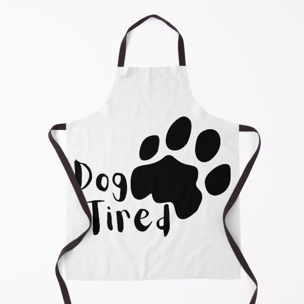 Item preview, Dog Tired (Paw Print) designed and sold by GlacierViewFarm.