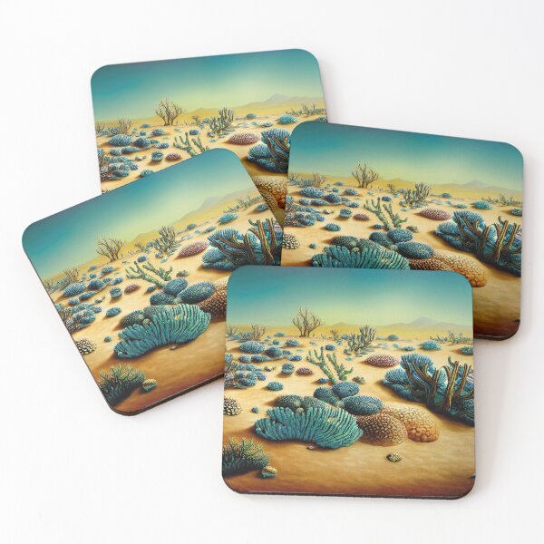 Item preview, Corals in the Desert 8 Abstract AI Generated Art designed and sold by MeAI-Art.