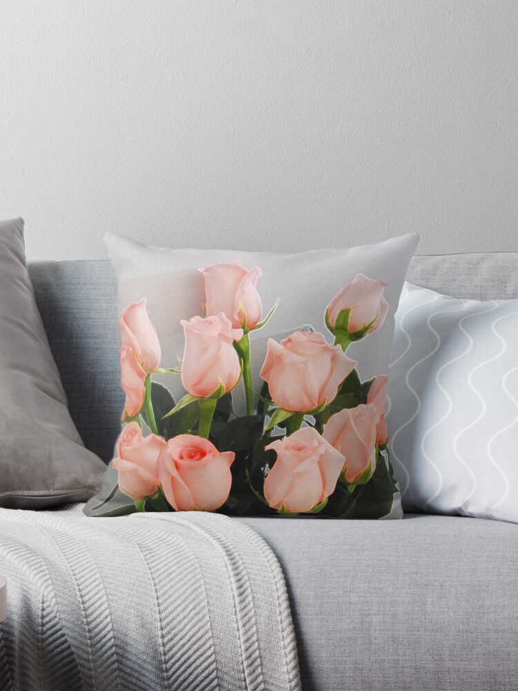 Thumbnail 1 of 4, Pillow, Roses designed and sold by VikingHorde.
