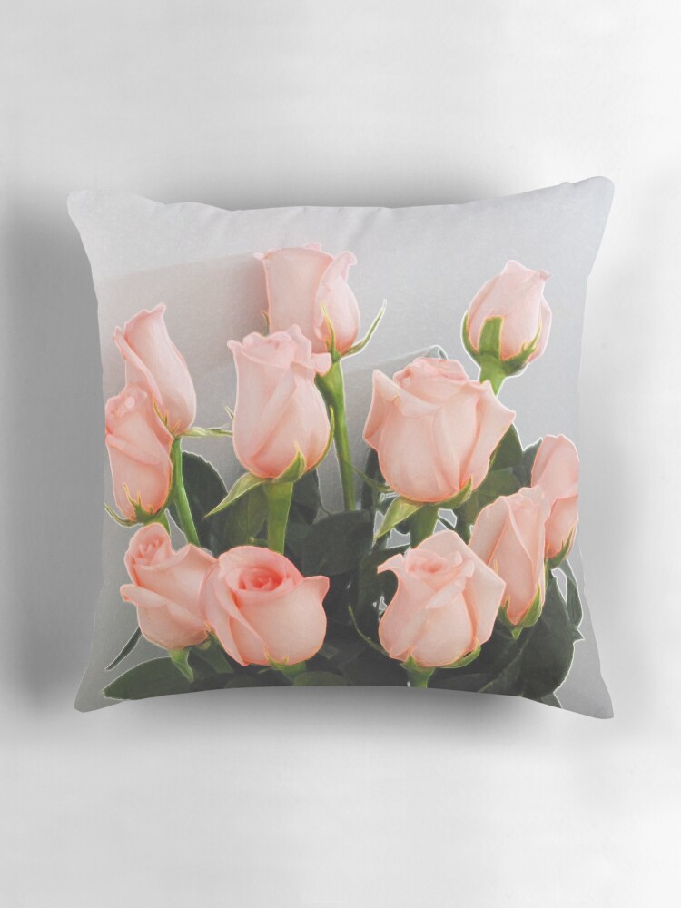 Thumbnail 3 of 4, Pillow, Roses designed and sold by VikingHorde.