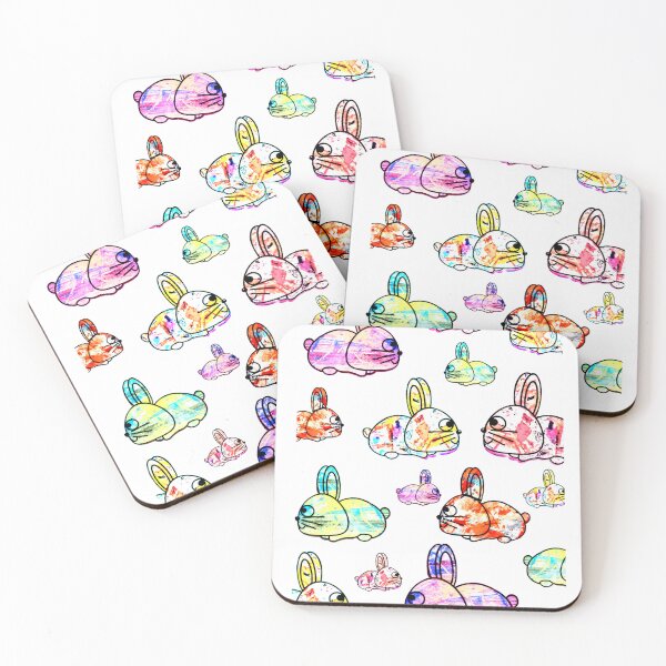 Item preview, Cute and colorful abstract bunnies designed and sold by Grey Robinson.