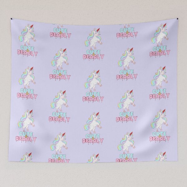 Item preview, Cute and Deadly Unicorn designed and sold by Planetary-Disco.