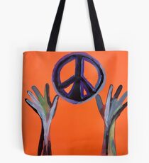 Reaching for Peace Tote Bag