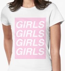 girls girls girls - sapphic Women's Fitted T-Shirt