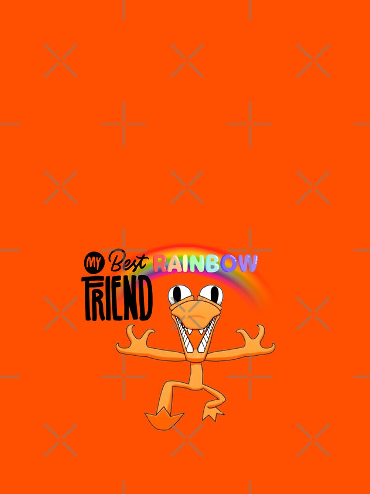 Orange Rainbow Friend Sticker for Sale by TheBullishRhino in 2023