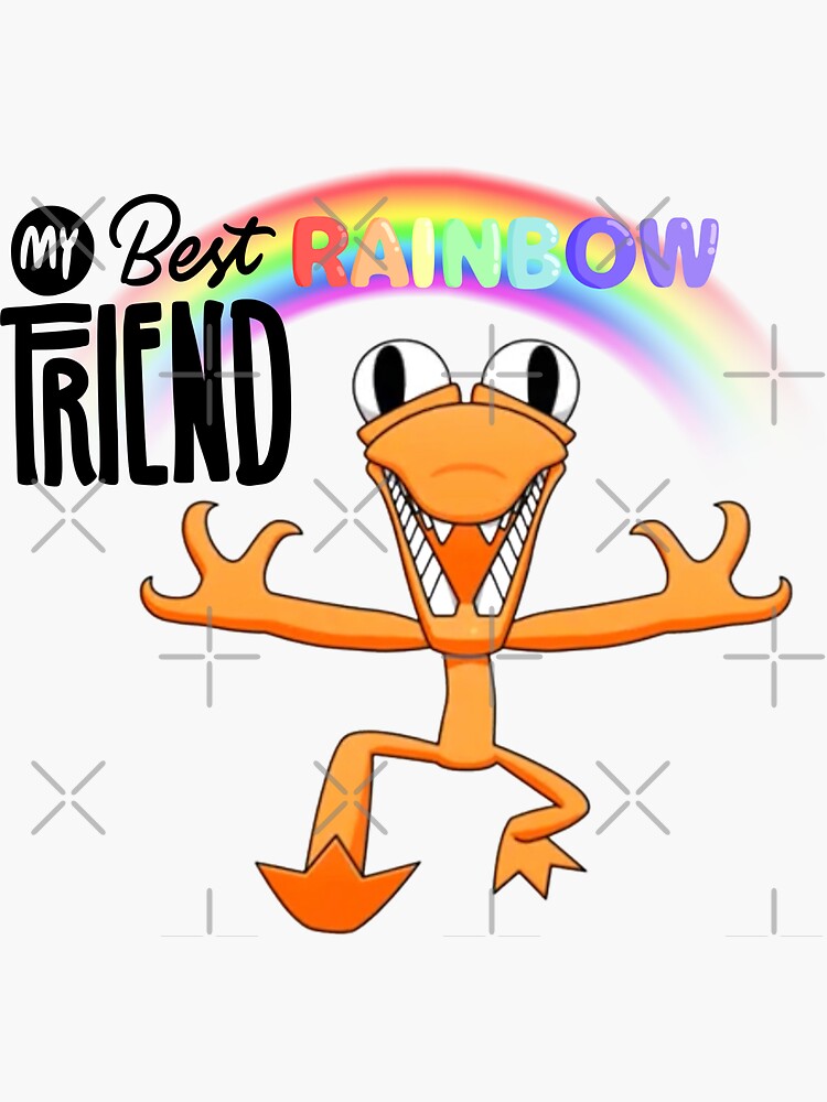 Rainbow Friends Hug it Out Sticker for Sale by TheBullishRhino