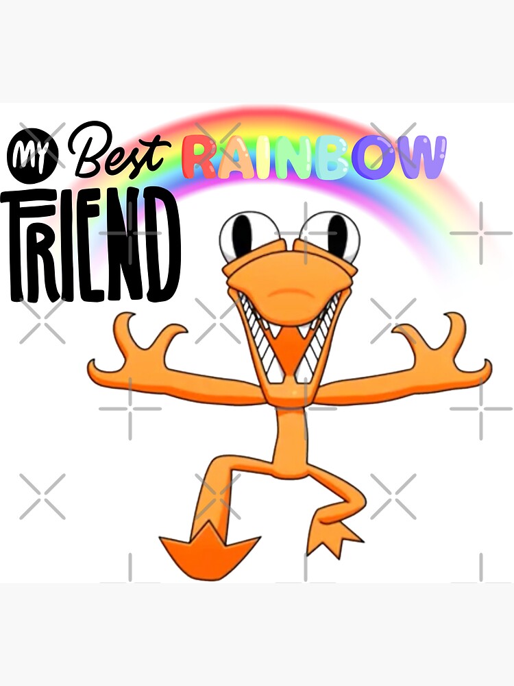 Blue Rainbow Friend  Sticker for Sale by TheBullishRhino in 2023