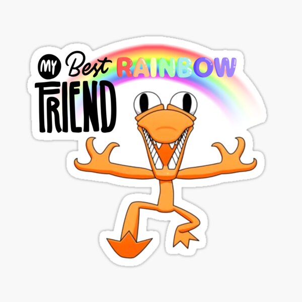 rainbow friends  Sticker for Sale by azayladeiro